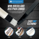Щітка та совочок DUSTPAN&BRUSH для чищення віконних рам, клавіатури, вентиляційних отворів тощо (різні кольори), 1 шт
