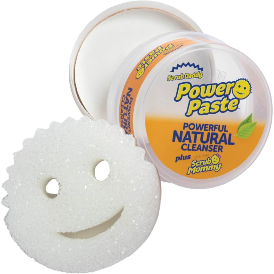 Універсальная паста для чищення + губка Scrub Daddy Power Paste + Scrub mommy, 250 г