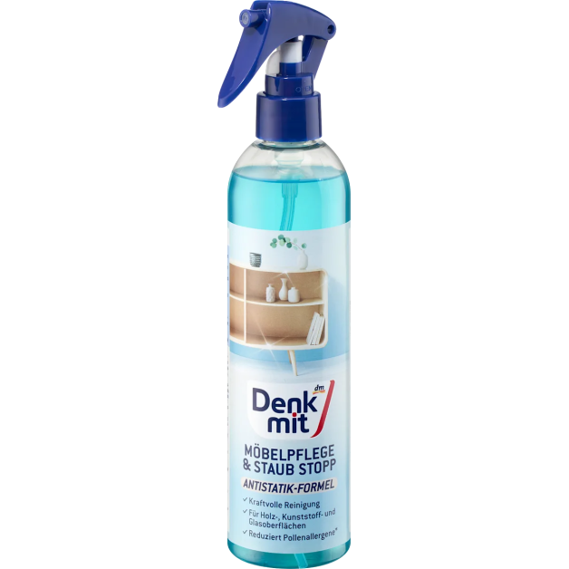 Засіб для догляду за меблями з ефектом антистатик Denkmit, 300 мл