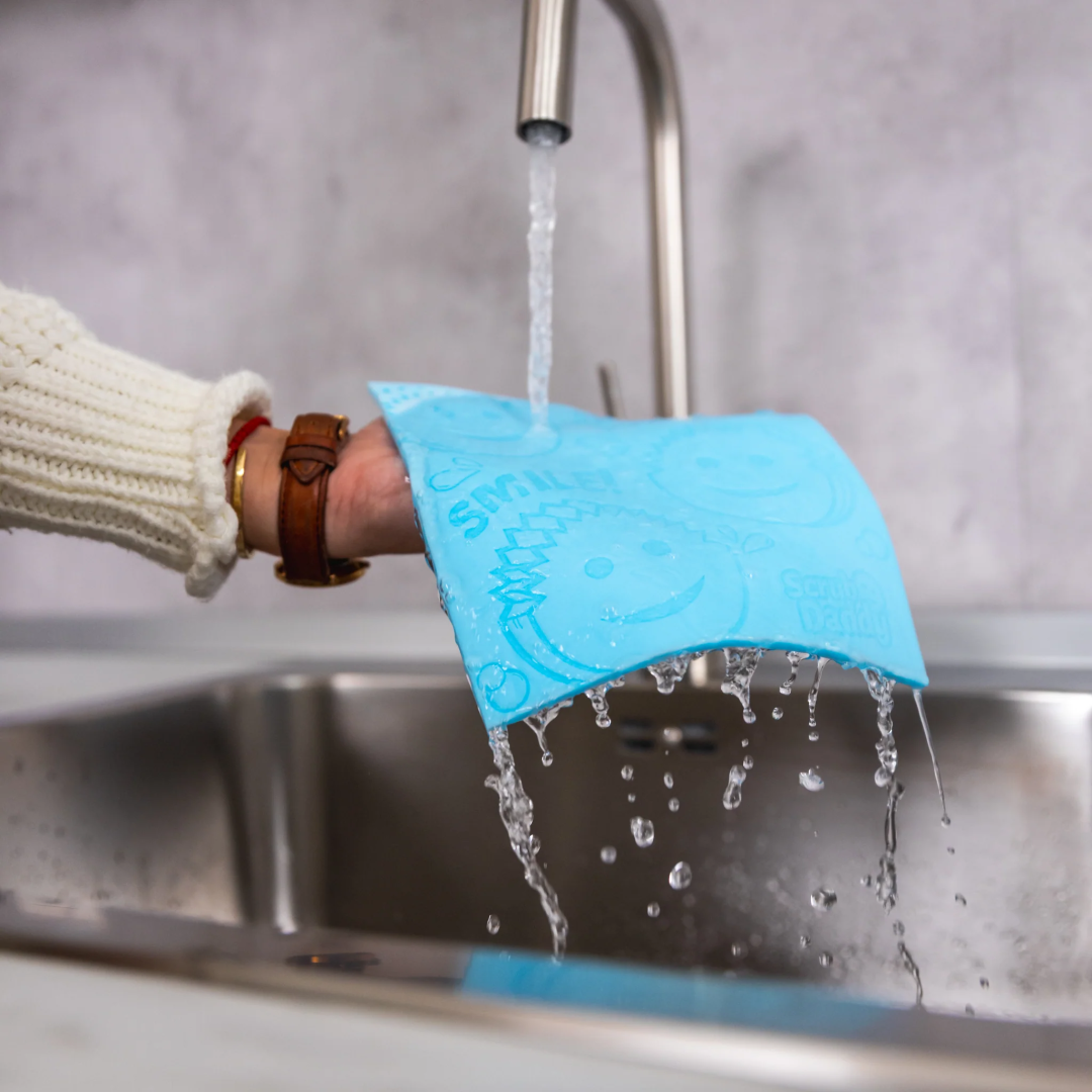Серветка для прибирання пилу Scrub Daddy Damp Duster Towel blue, блакитна, 1 шт