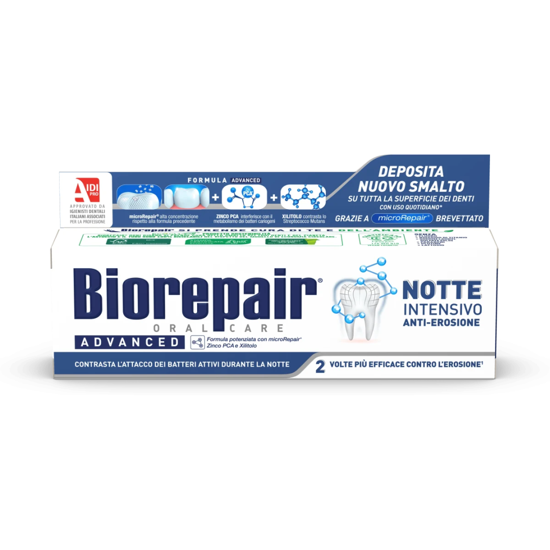 Зубна паста BioRepair Інтенсивне нічне відновлення, 75 мл