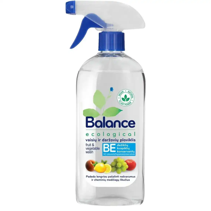 Засіб для миття свіжих фруктів та овочів, BALANCE, 480 мл