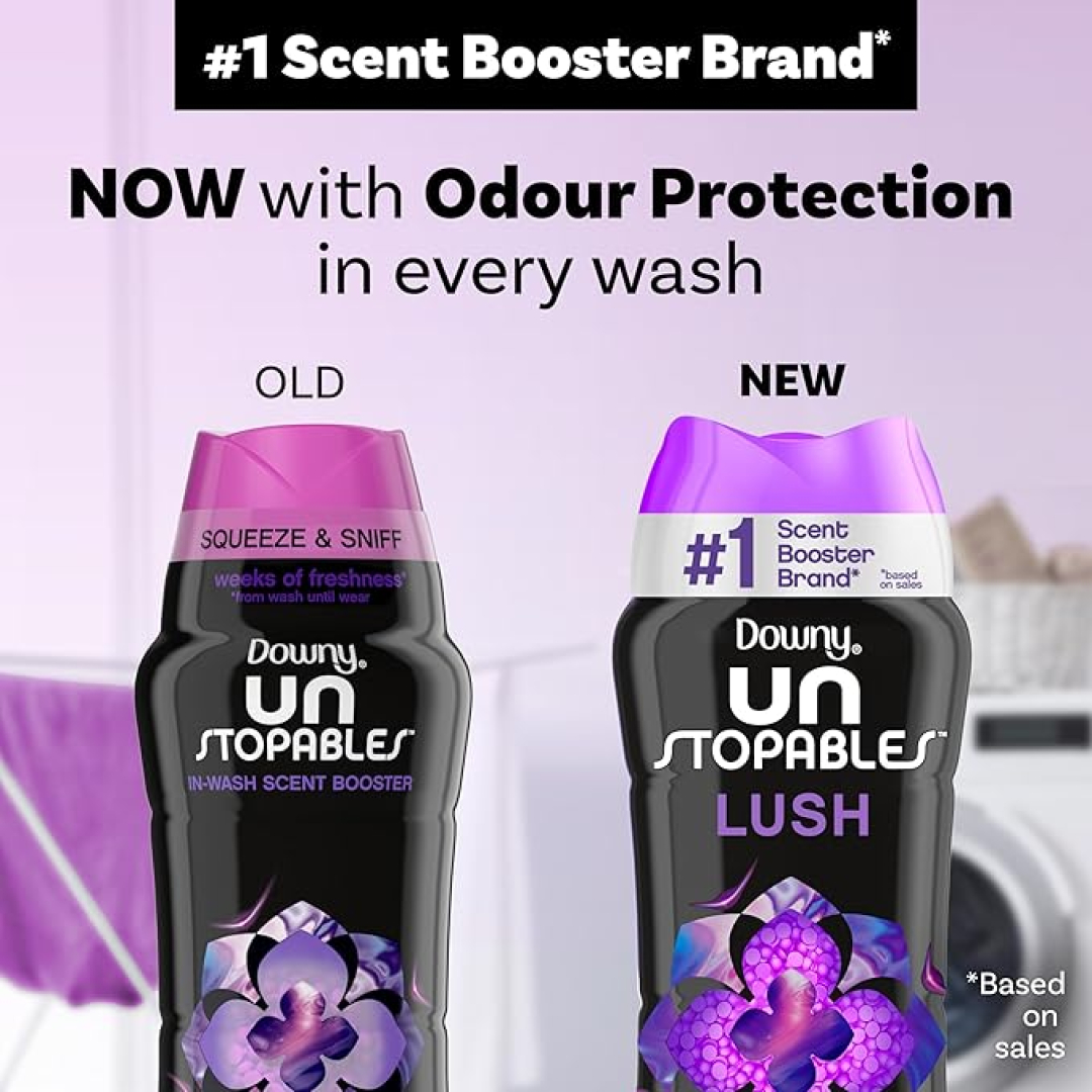 Гранульований кондиціонер Downy Unstopables In-Wash Laundry Scent Booster Beads, Lush (США), 680 г 