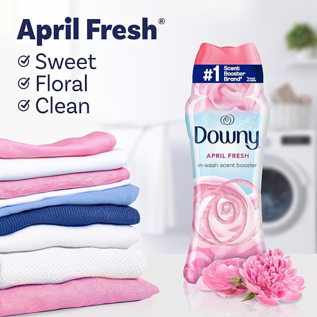 Гранульований кондиціонер Downy In-Wash Laundry Scent Booster Beads, Downy Scent Booster Beads April Fresh (США), 680 г