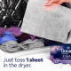 Серветки для сушильних машин Downy лаванда та ваніль Laundry Fabric Softener, CALM, Lavender and Vanilla Bean, 60 шт 