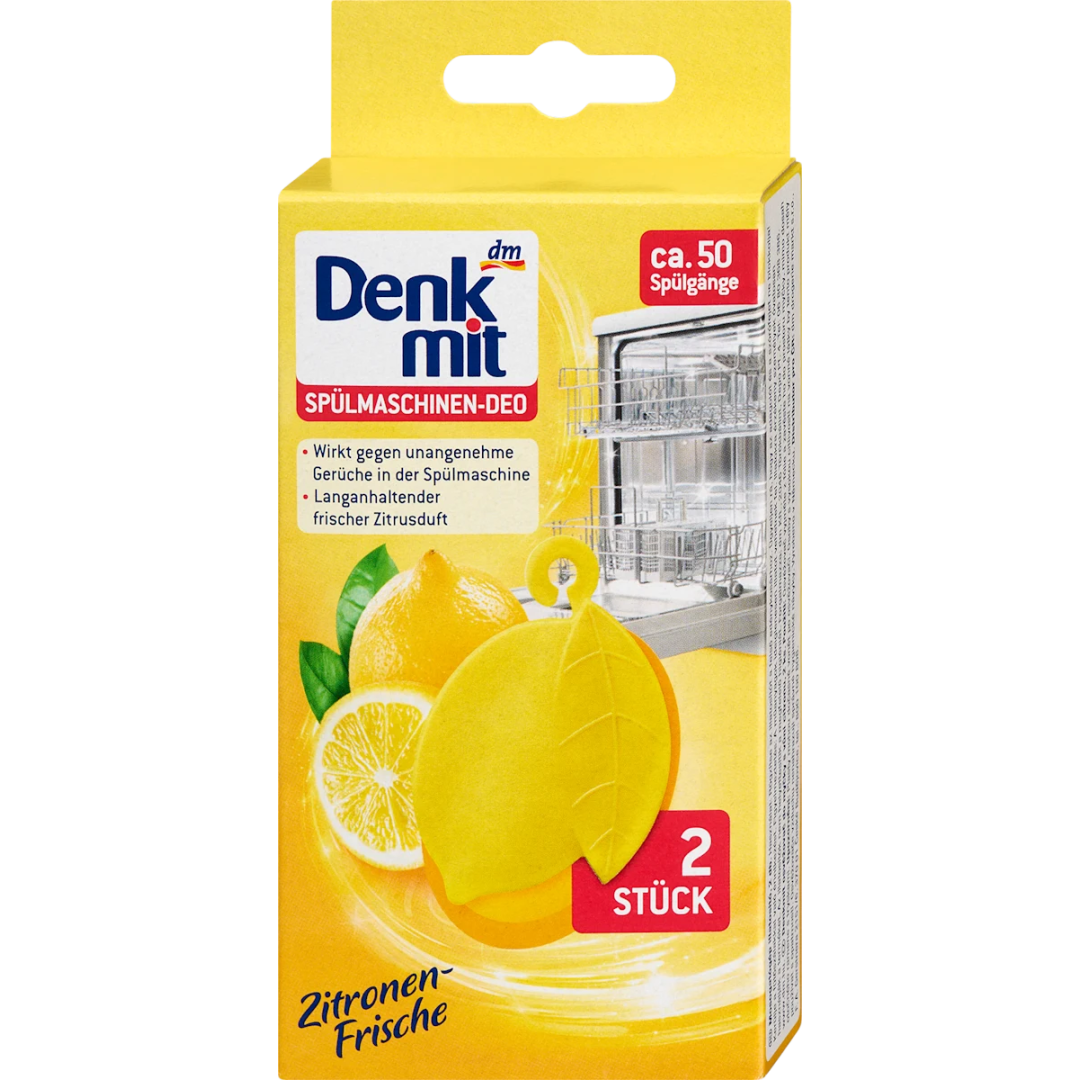 Освіжувач для посудомийної машини DenkMit Lemon Fresh 2в1 8 мл, 1 шт