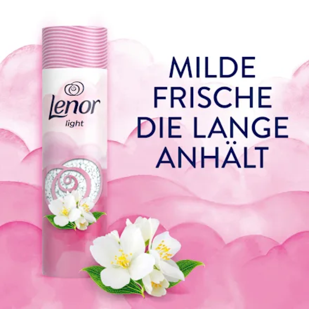 Гранульований кондиціонер цвітіння жасміну Lenor Wäscheparfüm Light, Jasminblüte, 155 г
