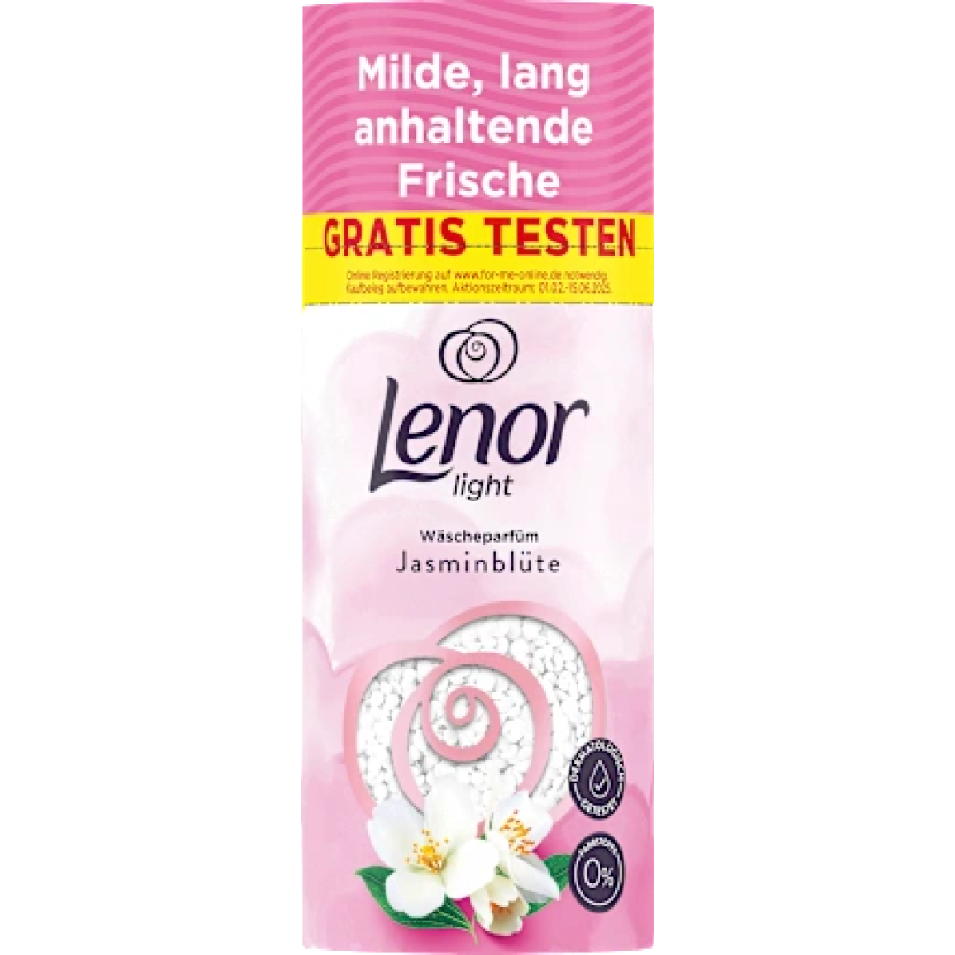Гранульований кондиціонер цвітіння жасміну Lenor Wäscheparfüm Light, Jasminblüte, 155 г