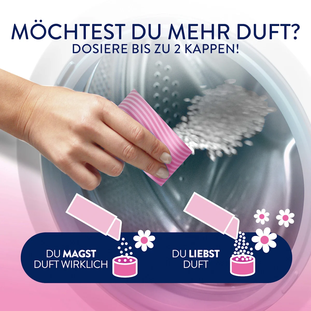 Гранульований кондиціонер цвітіння жасміну Lenor Wäscheparfüm Light, Jasminblüte, 155 г