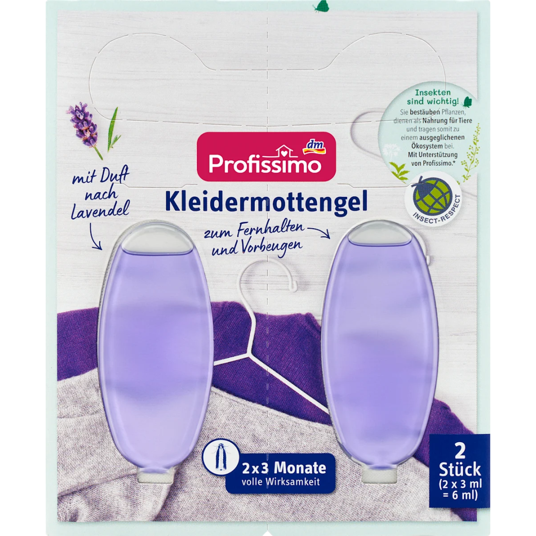 Засіб від молі Profissimo Kleidermottengel Гель 2 х 3 мл