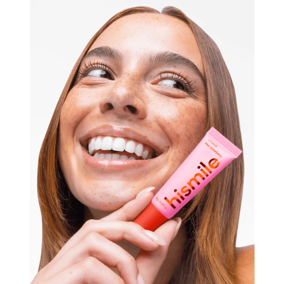 Бальзам для губ полуниця HISMILE Sour Strawberry Lip Balm 10 г, 1 шт