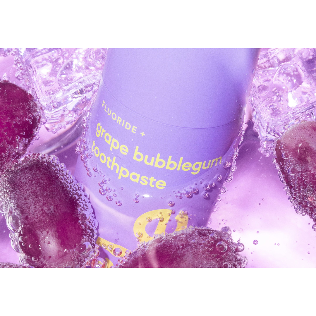 Зубна паста Hismile виноградна жуйка Grape Bubblegum Toothpaste, 60 г