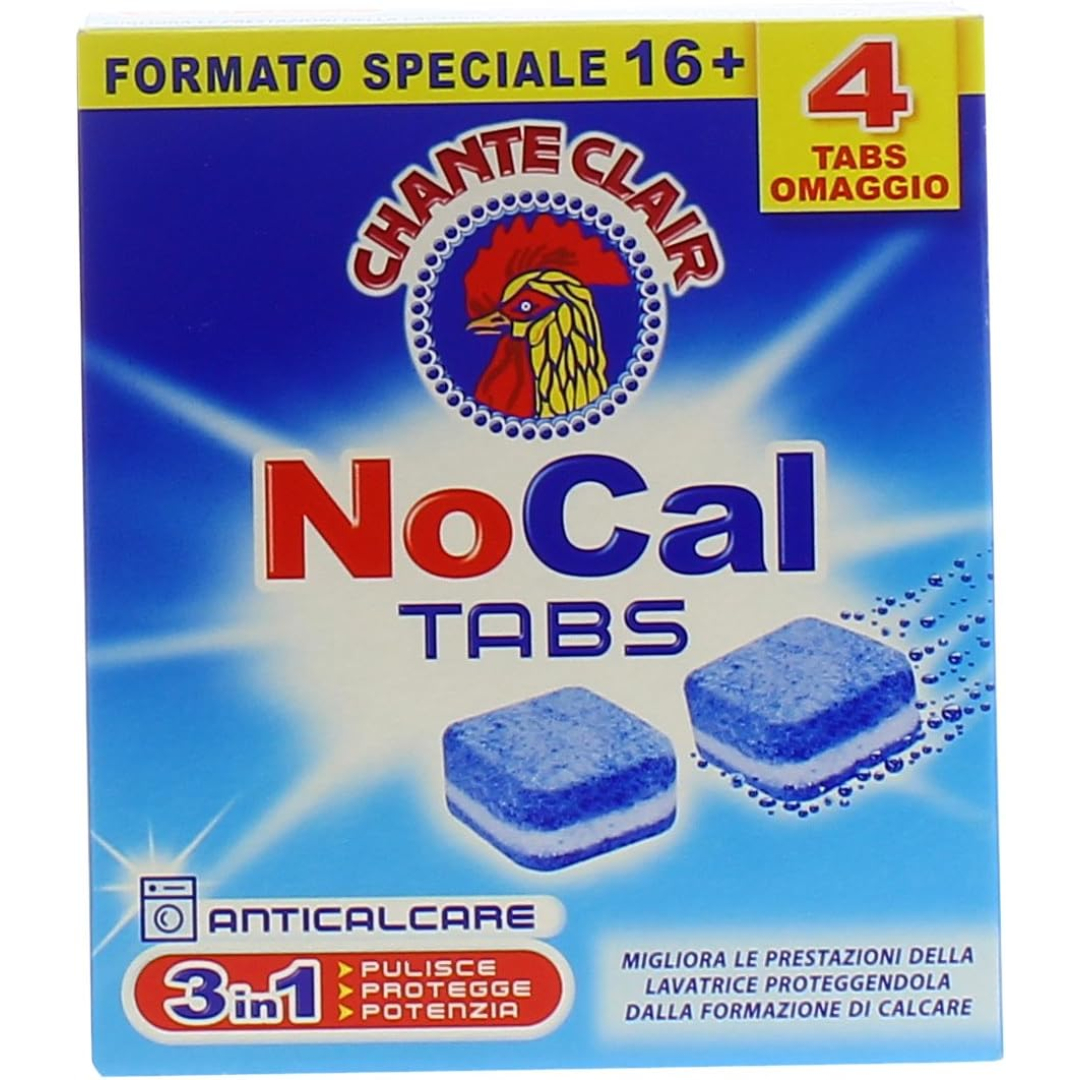 Таблетки для чищення пральних машин від накипу Chanteclair Nocal Tabs, 20 шт