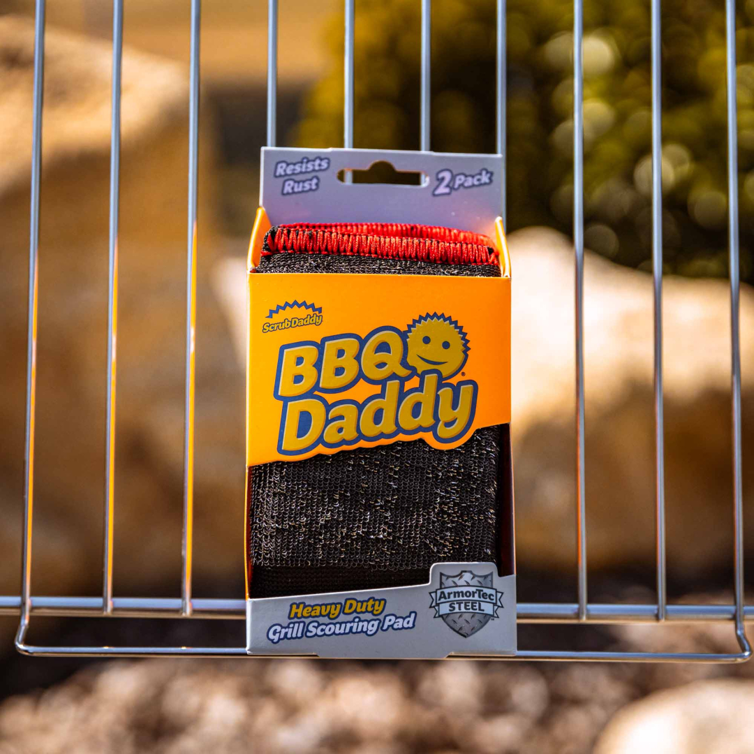 Надміцна губка для чищення Scrub Daddy BBQ Scour daddy Steel 2 ШТ, 1 уп