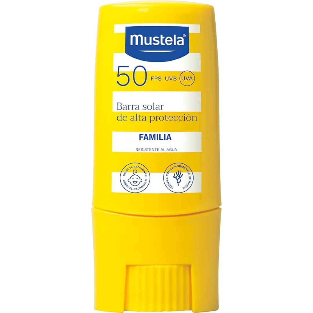 Сонцезахисний стік для малюків з народження Mustela SPF 50+ (9 мл), 1шт