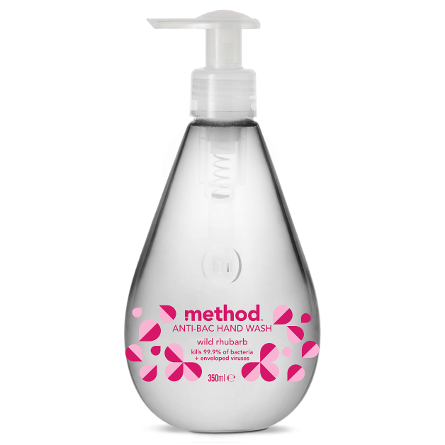 Гель для миття рук з антибактеріальним ефектом (ревінь) METHOD anti-bac gel hand wash wild rhubarb, 350 мл