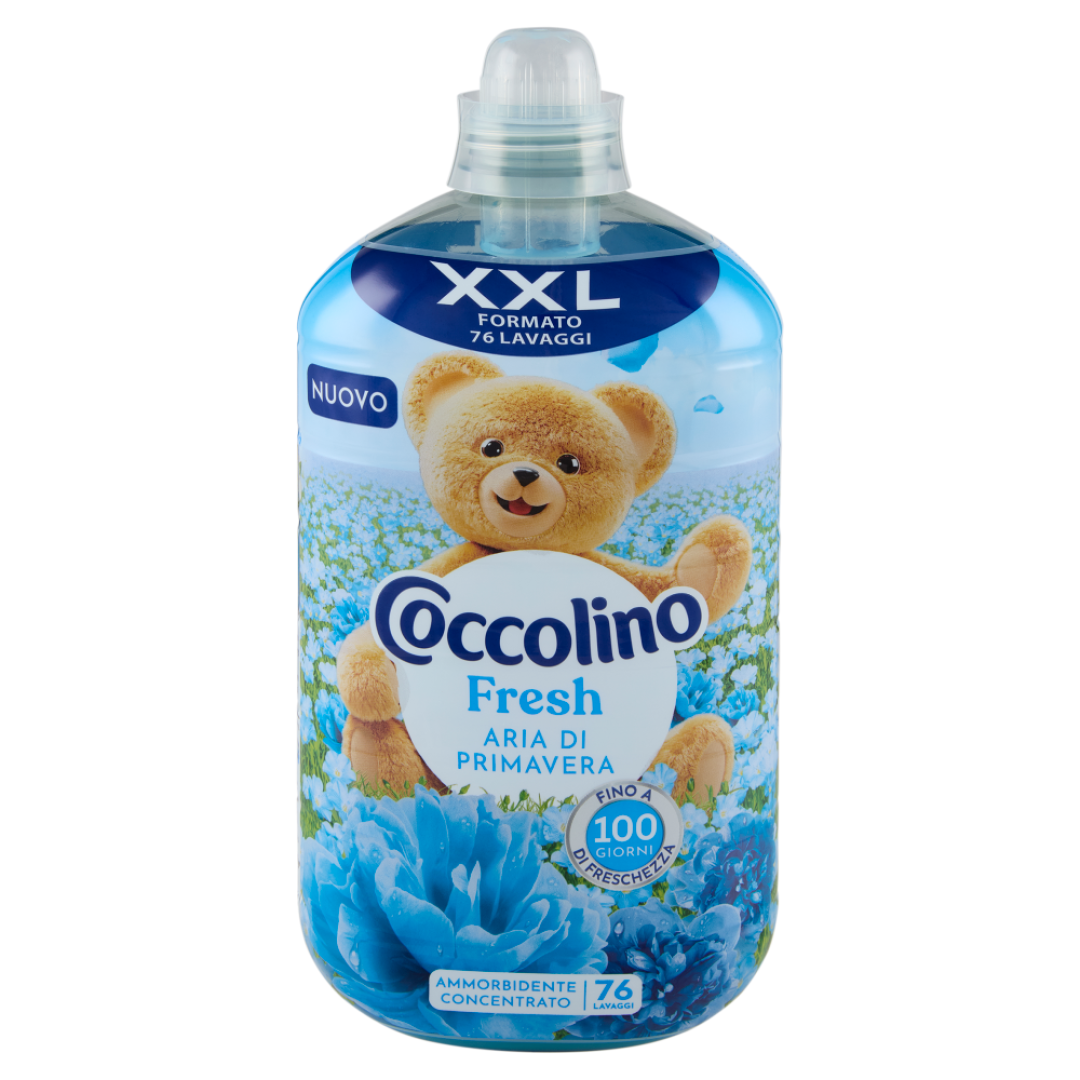 Кондиціонер для прання концентрат COCCOLINO Ammorbidente Concentrato Aria di Primavera 76 прань, 1750 мл