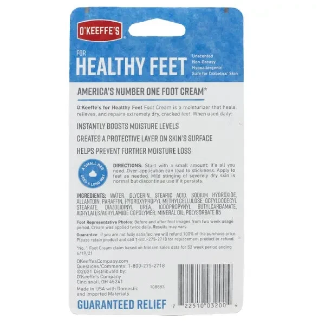 Крем для п'яток O’Keeffe’s Healthy feet, 91 г