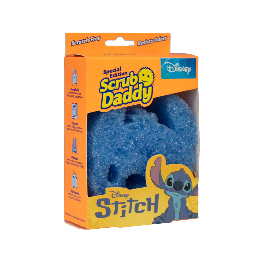 Губка для чищення скрабер Стіч Disney Stitch Scrub Daddy, 1 шт