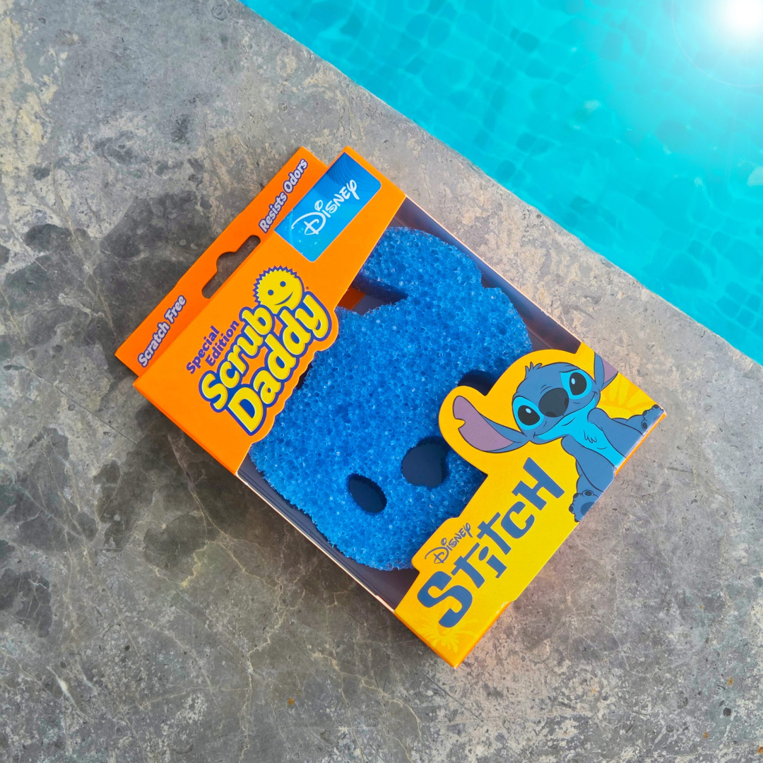 Губка для чищення скрабер Стіч Disney Stitch Scrub Daddy, 1 шт