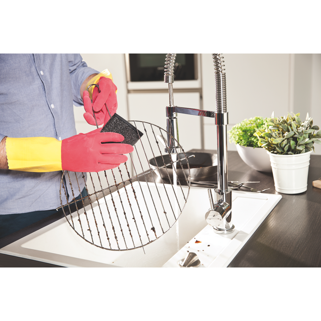 Губка металева Vileda Glitzi Power Inox Pad, 2 шт