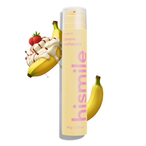 Зубна паста Hismile банан Banana Toothpaste, 60 г