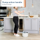 Швабра Minky Opti-Clean Spin Mop набір відро + швабра, 1 шт
