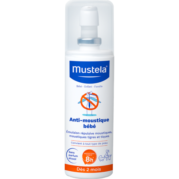 Засіб від комарів та кліщів Mustela, 100 мл