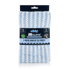 Кухонний рушник супер поглинаючий блакитний 70 х 40 см набір 2 шт Minky Mcloth® Super Soak Up Tea Towels 2 Pack - Blue