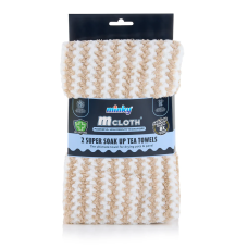 Кухонний рушник супер поглинаючий набір 2 шт бежевий 70 х 40 см Minky Mcloth® Super Soak Up Tea Towels 2 Pack - Biege