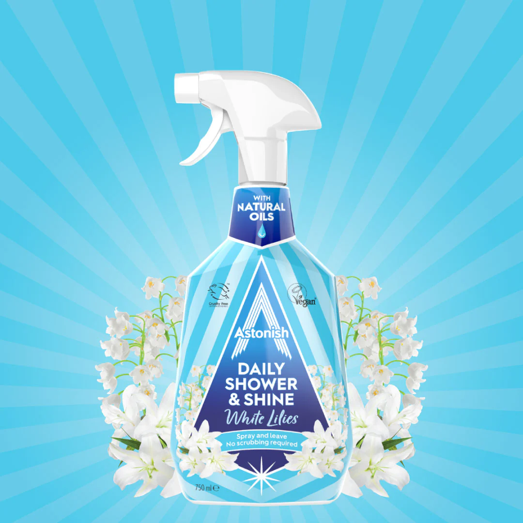 Засіб для душових кабін для щоденного догляду Astonish Daily Shower Cleaner, 750 мл