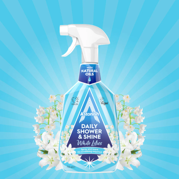 Засіб для душових кабін для щоденного догляду Astonish Daily Shower Cleaner, 750 мл
