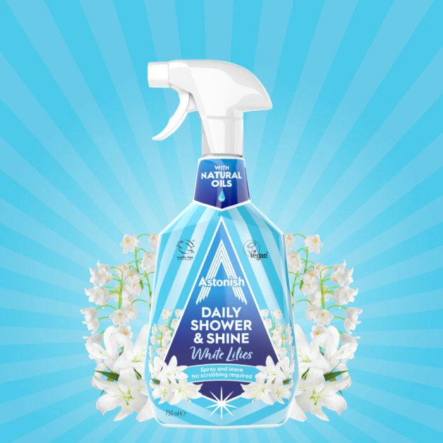 Засіб для душових кабін для щоденного догляду Astonish Daily Shower Cleaner, 750 мл