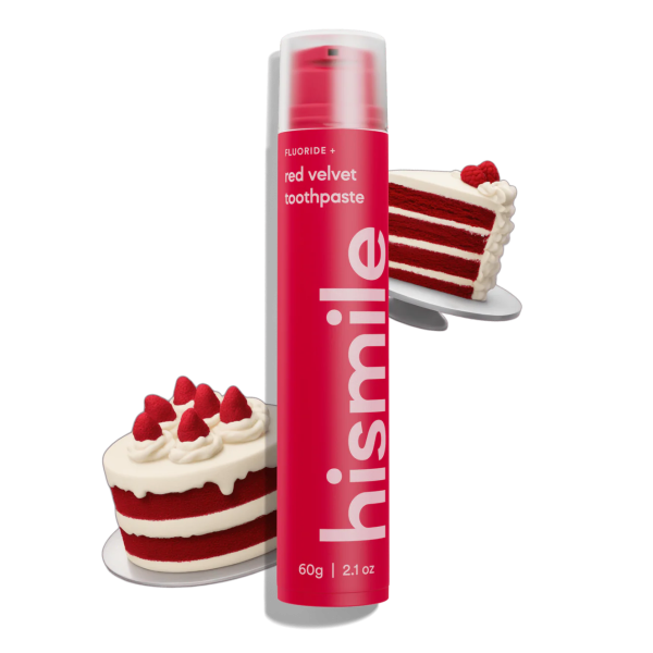 Зубна паста Hismile торт червоний оксамит Red velvet Toothpaste, 60 г