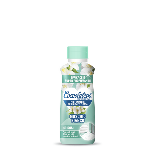 Кондиціонер для прання та миття підлог і твердих поверхонь Coccolatevi MUSCHIO BIANCO (40 прань), 250 мл