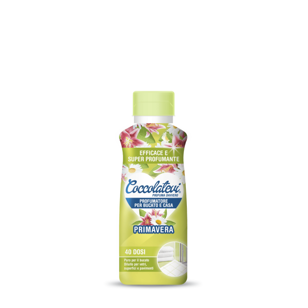 Кондиціонер для прання та миття підлог і твердих поверхонь Coccolatevi Profumatore per bucato Primavera (20 прань), 250 мл