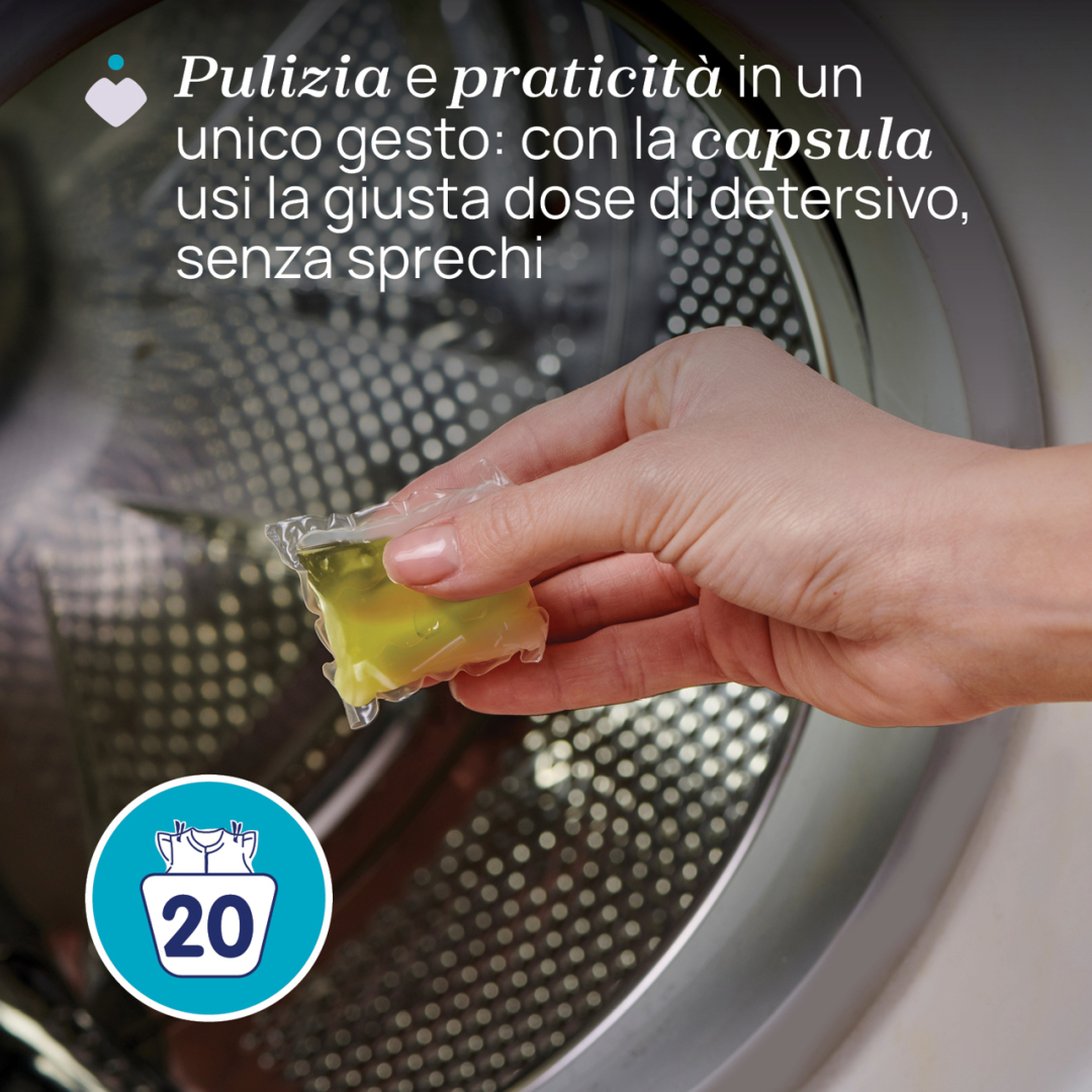 Капсули для прання дитячої білизни Chicco Sensetive, 20 шт