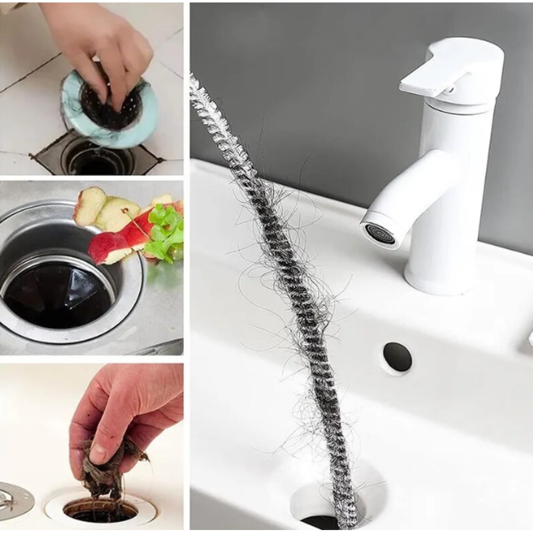 Щітка для видалення волосся зі зливних отворів Cleaning Brush 35 см