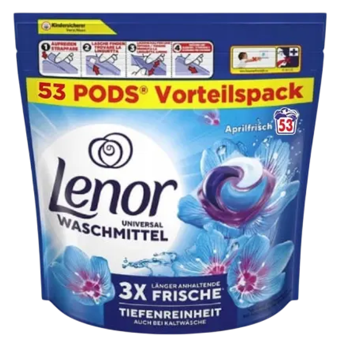 Капсули для прання Lenor Universal весняна свіжість 53 шт