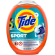 Капсули для прання збільшеного розміру Tide Power PODS Laundry Detergent Pacs with Febreze Sport, 45 шт