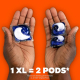 Капсули для прання збільшеного розміру Tide Power PODS Laundry Detergent Pacs with Febreze Sport, 45 шт