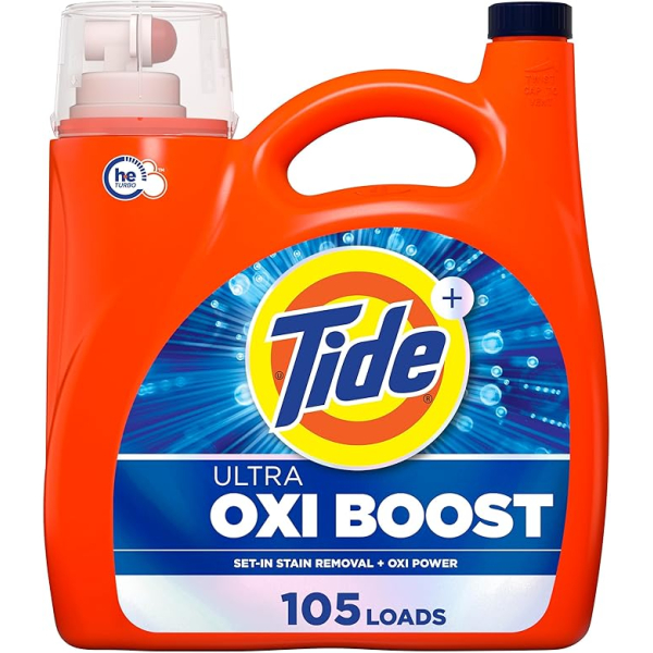 Гель для прання Tide Ultra Oxi Boost Liquid Laundry Detergent, (105 прань) 4,37 л