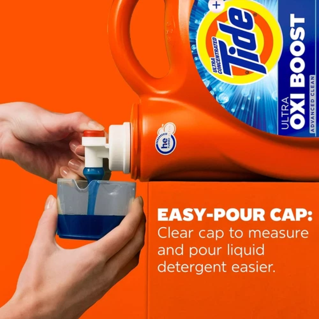Гель для прання Tide Ultra Oxi Boost Liquid Laundry Detergent, (105 прань) 4,37 л