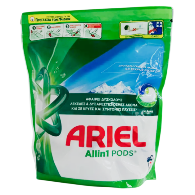 Капсули для прання ARIEL Pods+ All-in-1 гірське джерело, 38 шт