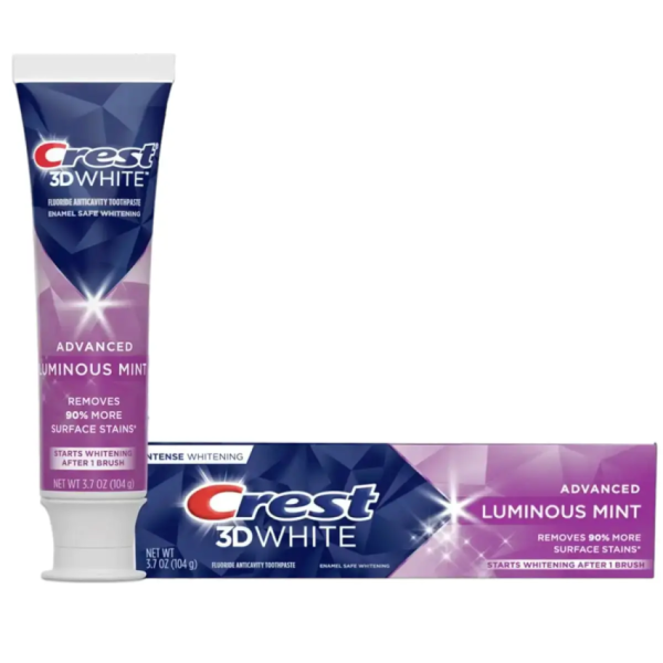 Зубна паста відбілююча CREST 3D WHITE LUMINOUS MINT 104 г