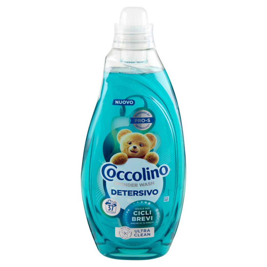 Гель для прання універсальний Coccolino Detersivo lavatrice Wonder Wash Ultra Clean (37 прань), 1,48 л