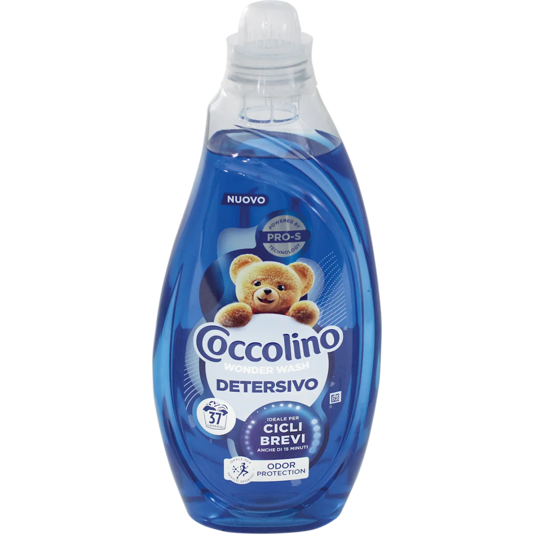 Гель для прання для спортивного одягу Coccolino Detersivo lavatrice Wonder Wash Odor Protection (37 прань), 1,48 л