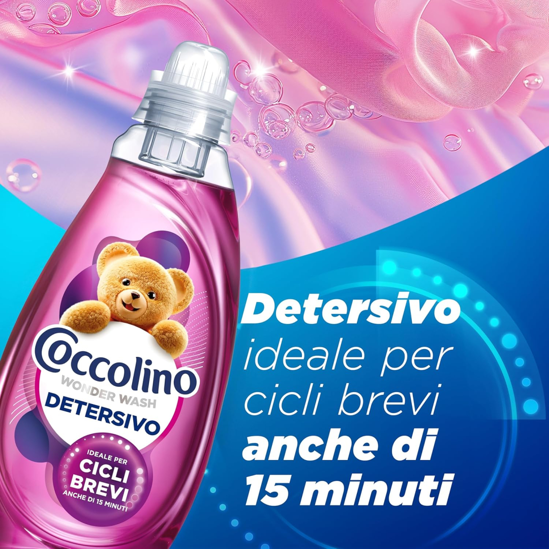 Гель для прання кольорового Coccolino Wonder Wash Ultra Care (37 прань), 1,48 л