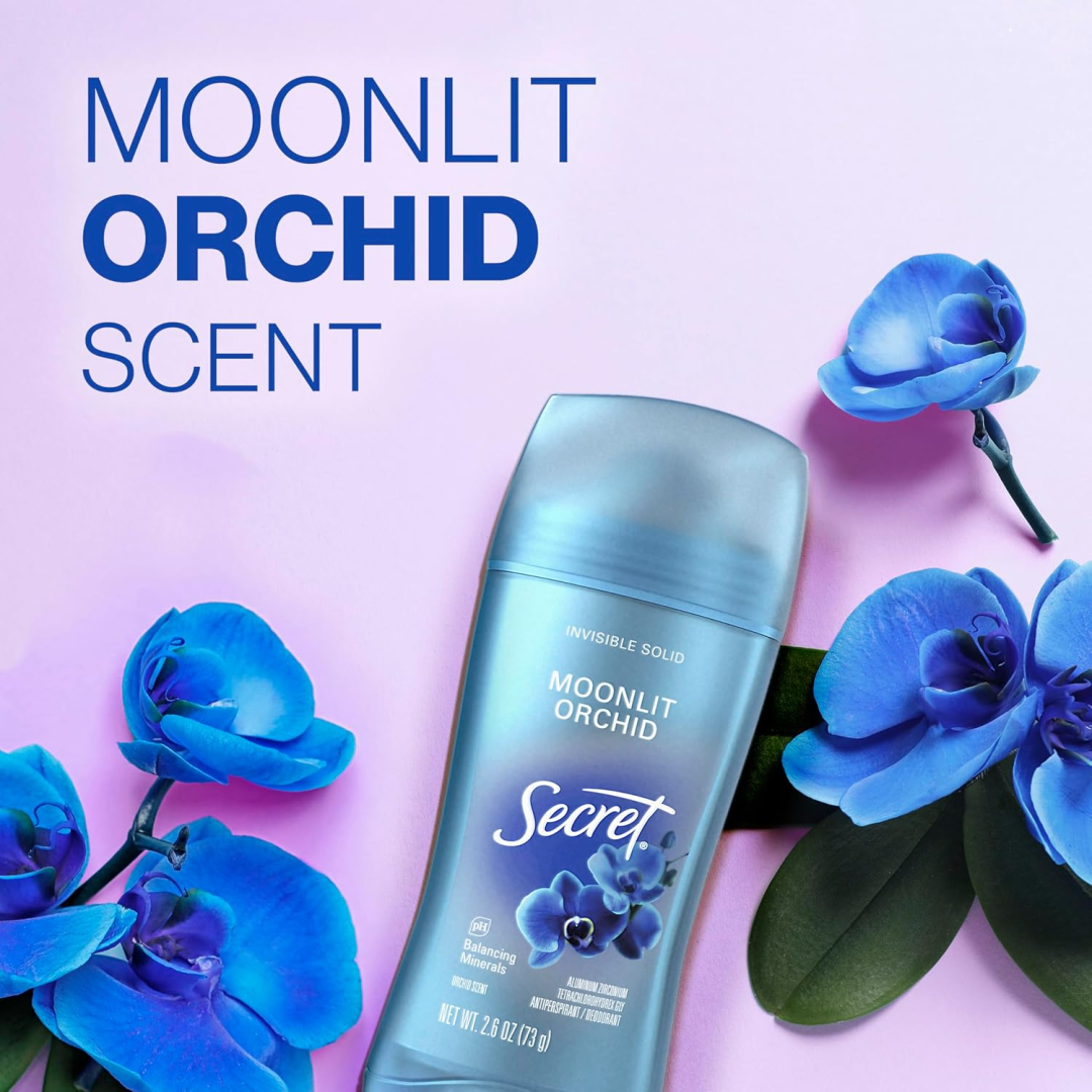 Дезодорант-антиперспірант твердий Secret Moonlit Orchid Місячна орхідея, 73 г