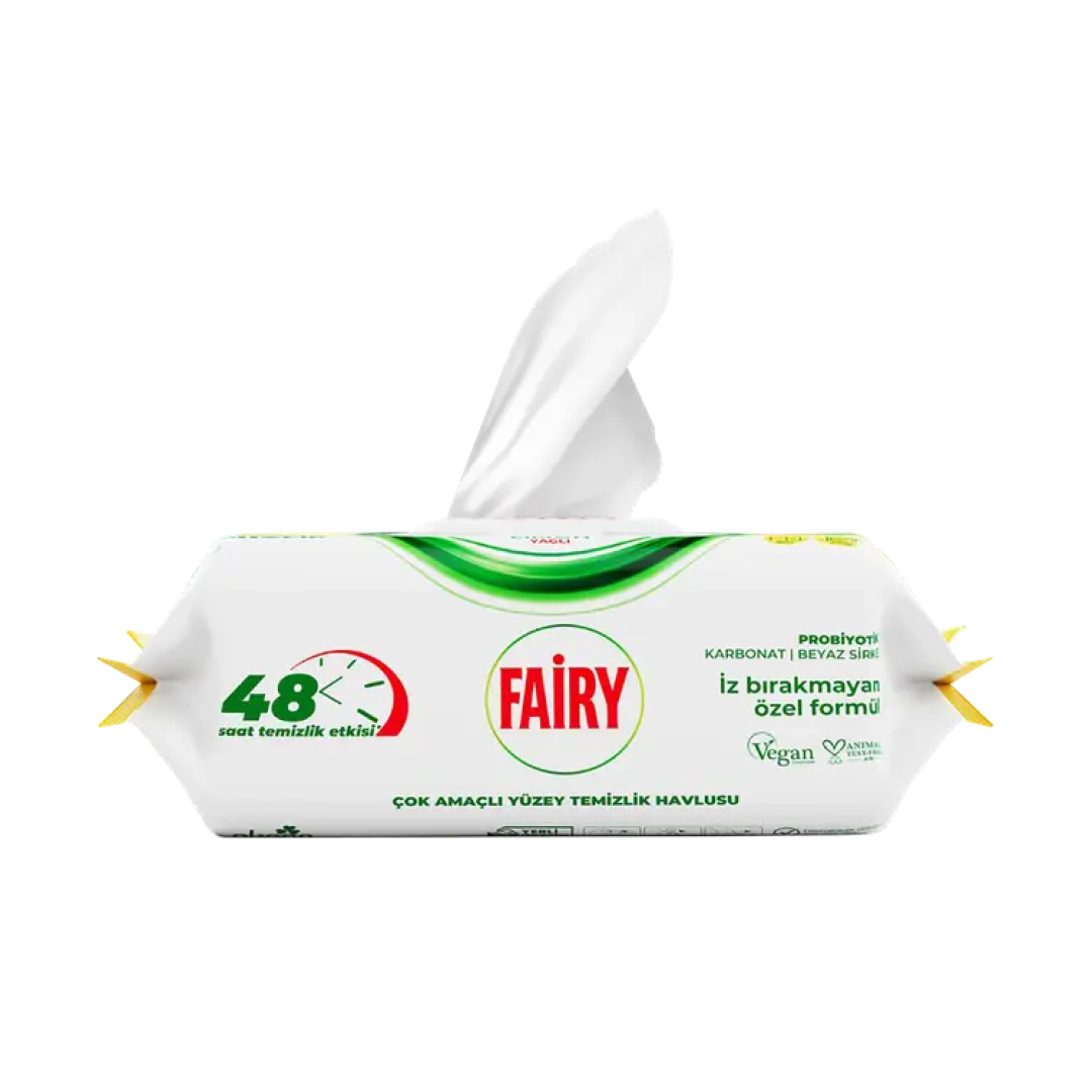 Вологі серветки для прибирання Fairy limon лимон, 100 шт